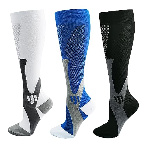 Hokuto Minasa KompressionsstrüMpfe FüR Schmerzfreie Beine & FüßE, OrthopäDische Kompressionssocken Plantar Fasciitis Socken (Colour Mix 4, S/M) von Hokuto