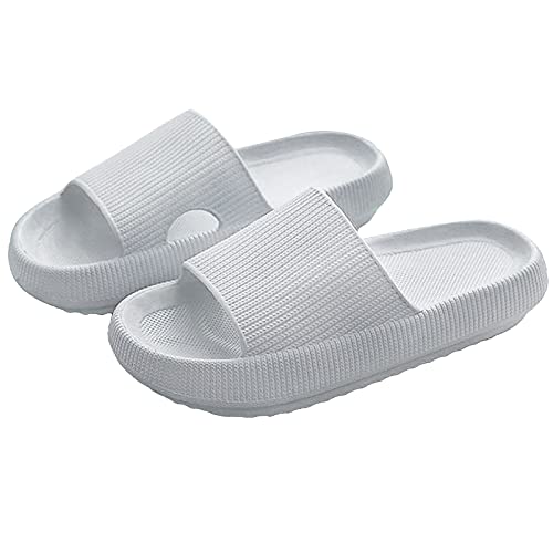 Hokuto Svadli Orthopädische Hausschuhe Damen Original, Sommer Latschen Cozy Slippers Slides for Damen (Grau, Numeric_40) von Hokuto