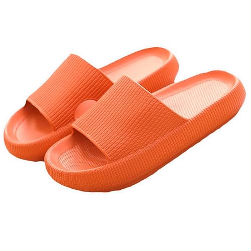 Hokuto Svadli Orthopädische Hausschuhe Damen Original, Sommer Latschen Cozy Slippers Slides for Damen (Orange, Numeric_40) von Hokuto