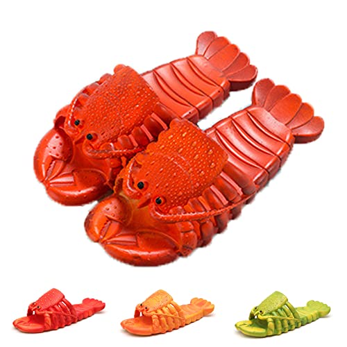 Hummer Schlappen, Hummer Flip Flops, Hummer Hausschuhe, Sommer lustige Strand Pool Party Persönlichkeits Hausschuhe Unisex (34/35, Purpur, numeric_34) von Hokuto