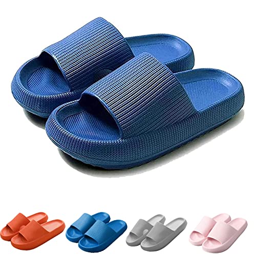 Jadery Pantoufle Orthopedique Femme, 1.77in Thick Sole Non-Slip House Slippers Open Toe Sandals (Blue, Adult, Numeric_38, Numeric_Range, eu_Footwear_Size_System, Numeric_39, medium) von HOKUTO