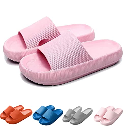 Jadery Pantoufle Orthopedique Femme, 1.77in Thick Sole Non-Slip House Slippers Open Toe Sandals (Pinck, Adult, Numeric_40, Numeric_Range, eu_Footwear_Size_System, Numeric_41, medium) von HOKUTO