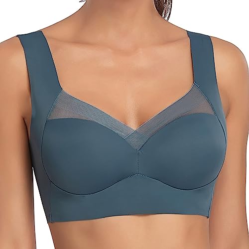 Hokuto Wmbra BH, Wmbra Haltungskorrigierender BH, Fashion Deep Cup BH mit integrierter Shapewear (as3, Alpha, xx_l, Regular, Regular, Navy blau) von HOKUTO