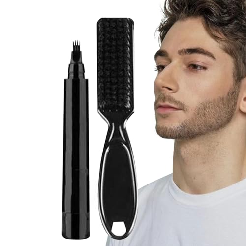 Bartstift | Wasserfeste Bartfarbe für Männer - Bartfärbung für Männer, Bartverdunkelung für Männer für einen volleren, klar definierten Look, Füllen, Formen und Definieren Ihres Bartes Holdes von Holdes