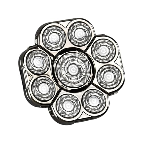 Ersatzköpfe für Bartrasierer – 9-Kopf Elektrorasierer Kopf Aufsatz | Doppelring Elektrorasierer Ersatz Holdes von Holdes