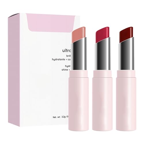 Gelee-Lippenstift - 3er-Set wasserfester Lipgloss, nicht fettend und langanhaltend | Gesichts-Make-up für Mädchen für Zuhause, Arbeit, Einkaufen, Reisen, Treffen, Verabredungen Holdes von Holdes