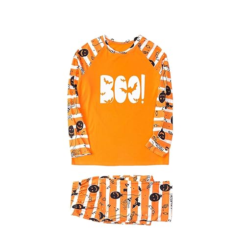 Holdes Halloween-Pyjama, Familie – gestreifter Halloween-Schlafanzug, Nachtwäsche, bequemes Oberteil, Hose, zweiteiliges Pyjama-Set für Kinder und Frauen Holdes Halloween-Pyjama, Familie – gestreifter Halloween-Schlafanzug, Nachtwäsche, bequemes Oberteil, Hose, zweiteiliges Pyjama-Set für Kinder und Frauen von Holdes