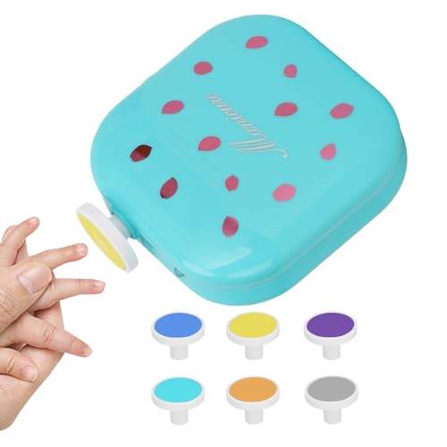 Holdes Toddler Electric Nail File, Toddler Nail Trimm Electric | Wiederaufladbarer USB-Nageltrimmer für Kleinkinder, geräuscharmes Manikürewerkzeug mit LED-Licht-Nägeln von Holdes