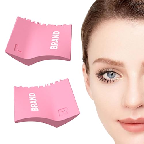 Holdes Wimpernstempel | Eyeliner Stempel Eyeliner Werkzeug | Silikon Mascara Eyeliner Guard Eyeliner Unterwimpern Schablone für Mädchen, Make-up Anfänger von Holdes