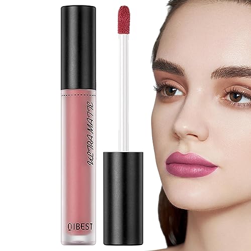 Matte Lippencreme | Schnell trocknender, langlebiger Essence Lipgloss, kein Verblassen | Feuchtigkeitsspendender Essenz-Lipgloss, Antihaft-Lippenpflege, mattierter Lippenstift für Frauen und Holdes von Holdes