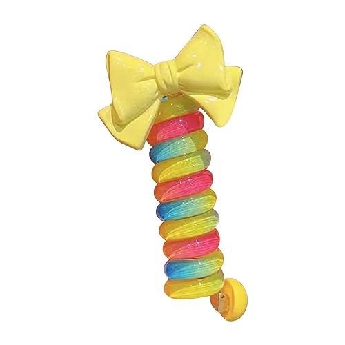 Spiral-Haargummis - Pferdeschwanzhalter Für Teenager - Stilvolle Und Wasserfeste Haargummis, Twisty-Haargummi, Transparente Spiral-Haargummis, Haar-Accessoires Für Kinder von Holdes