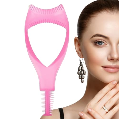 Wimpern-Applikator Werkzeug - 3 in 1 Mascara Shield Applicator Guard | Lash Buddy, Wimpernhilfe falsche Wimpern, Mascara Guard Kamm Schutz für einen natürlichen Look Holdes von Holdes