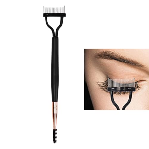 Wimpernkammtrenner - Mascara-Kamm, Wimpernbürsten-Trenner - Metall-Wimpernkamm, Doppelkopf-Wimpernkamm, Wimperntrennbürste, Mascara-Trennwerkzeug Holdes von Holdes