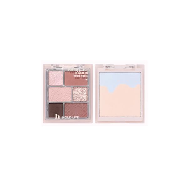 Holdlive - 2 in 1 Eyeshadow & Blusher Palette - 7.5g+8.5g - H04 Holdlive - 2 in 1 Eyeshadow & Blusher Palette - 7.5g+8.5g - H04 von Holdlive