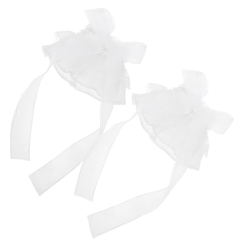 Holibanna 1paar Weiße Chiffon Spitze Handgelenkärmel Mit Schleife Elastische Fingerlose Handschuhe Für Damen Lolita Stil Hochzeiten Teepartys Elegante Accessoires Holibanna 1paar Weiße Chiffon Spitze Handgelenkärmel Mit Schleife Elastische Fingerlose Handschuhe Für Damen Lolita Stil Hochzeiten Teepartys Elegante Accessoires von Holibanna