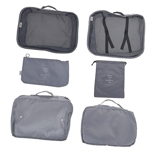 1 Satz Reise-Aufbewahrungstasche Business-Kleidung Make-up-Reisetasche Schminktäschchen Für Die Handtasche Frauen Reiseoutfit Polyester-Twill Reiseartikel Hohe Kapazität Reisen von Holibanna