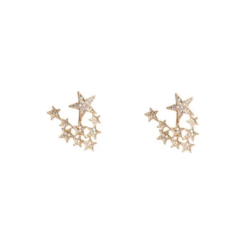 1Paar Sternenklare Ohrstecker Silber Ohrringe für Damen Ohrhörer für Abendessen Bankett Abschlussfeiern Einzigartiges für Besondere Anlässe von Holibanna