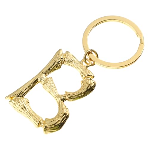Holibanna Schlüsselanhänger Ring Alphabet Taschenanhänger Schlüsselring Anhänger Schlüssel Kette Hängend Leicht Tragbar Multifunktional Gebrauchbar von Holibanna