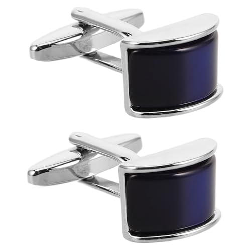 2 Stück Französische Manschette Shirt Accessoires für Formelle Anlässe Partys Stilvolle Manschettenknopf Dekorationen von Holibanna