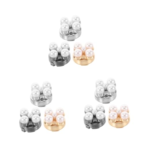 3 Sätze Hemdblumen-manschettenknöpfe Perlenbroschennadeln Vintage-mantelknopf Krawattenklammern Bruststift Hemdnieten Antike Perlenmanschettenknöpfe Zinklegierung 3 Stück * 3 Holibanna 3 Sätze Hemdblumen-manschettenknöpfe Perlenbroschennadeln Vintage-mantelknopf Krawattenklammern Bruststift Hemdnieten Antike Perlenmanschettenknöpfe Zinklegierung 3 Stück * 3 Holibanna von Holibanna