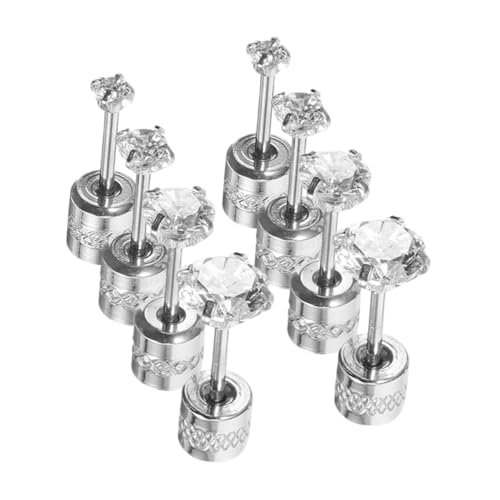 Holibanna Zirkonia Ohrstecker für Damen Schraubverschluss Langlebig Vielseitig für von Holibanna