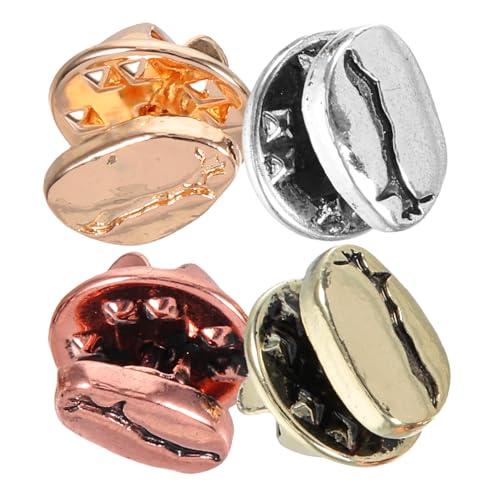 Holibanna 4stücke Kaffeebohnenbrosche Aus Legierung Brustnadel Mit Kreativem Muster Metallanstecker Für Kleidung Taschen Und Jacken Dekoration Für Frauen Und Mädchen von Holibanna