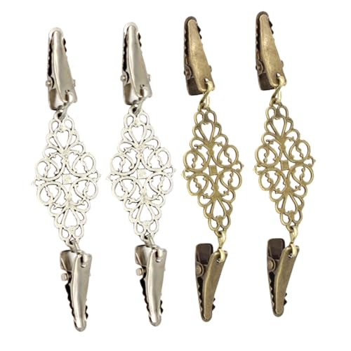 4Stücke Vintage Schal Clips Retro Cardigan Clips Dekorative Kleidungs Clip Legierung für Damen 4Stücke Vintage Schal Clips Retro Cardigan Clips Dekorative Kleidungs Clip Legierung für Damen von Holibanna