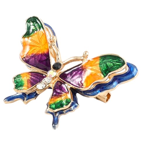 Brosche für Damen mit Funkelnden Strasssteinen Schmetterlingsdesign für Kleidung Taschen Schals Geburtstagsfeiern Besondere Anlässe von Holibanna