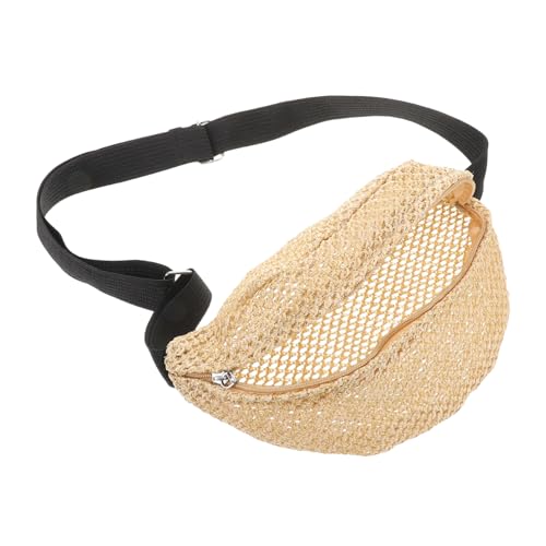 Gürteltasche: Gewebte Brusttasche Aus Kunstleder, Hüfttasche, Umhängetasche, Sommer-Sling-umhängetasche Für Frauen Und Mädchen, Reisen Und Strand von Holibanna