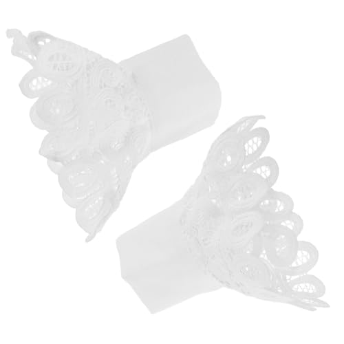 Holibanna Abnehmbare Spitzen-handgelenkmanschetten Für Damen Kleid Kostümzubehör Dekorative Manschette Spitzen-handgelenkmanschette von Holibanna