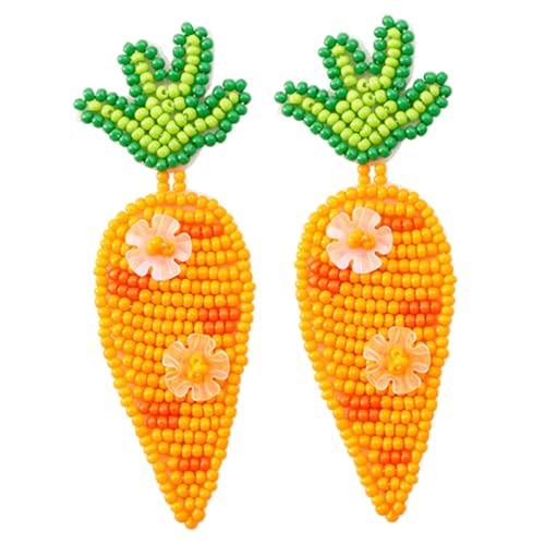Holibanna 1 Paar Easter Carrot Ohrringe für Damen Handgefertigte Perlenohrringe Lustige Gemüse Ohrringe Perfektes Accessoire für Feiertage Besondere Anlässe Leicht Hautfreundlich Holibanna 1 Paar Easter Carrot Ohrringe für Damen Handgefertigte Perlenohrringe Lustige Gemüse Ohrringe Perfektes Accessoire für Feiertage Besondere Anlässe Leicht Hautfreundlich von Holibanna
