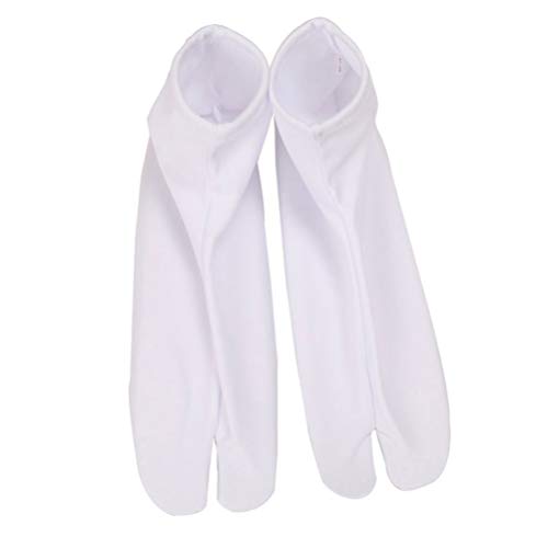 Holibanna 1 Paar Elastische Japanische Tabi Socken Kimono Anime Weiße Socken Japanische Stil Flops Socken von Holibanna