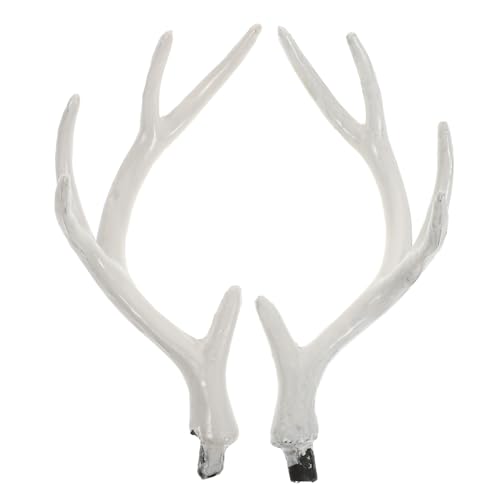 Holibanna 1paar Rehgehörne Realistische Dekoration Für Weihnachten Halloween Und Festlichkeiten Lange Rehgeweihe Für Bastelarbeiten Und Fotografie Für Party Und Cosplay-events von Holibanna