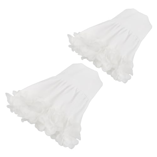Holibanna 1 Paar Abnehmbare Blumenmanschetten Für Kostüme Bühnenauftritte Kostüm Blumen-imitatmanschetten Chiffon-blumenmanschetten von Holibanna