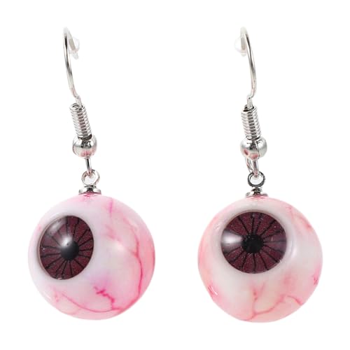 Holibanna 1 Paar Gothic-Halloween-Ohrringe, schreckliche Augapfel-Ohrringe, origineller Partyschmuck für Frauen und Mädchen, gruseliger Ohrschmuck für Halloween, Cosplay von Holibanna