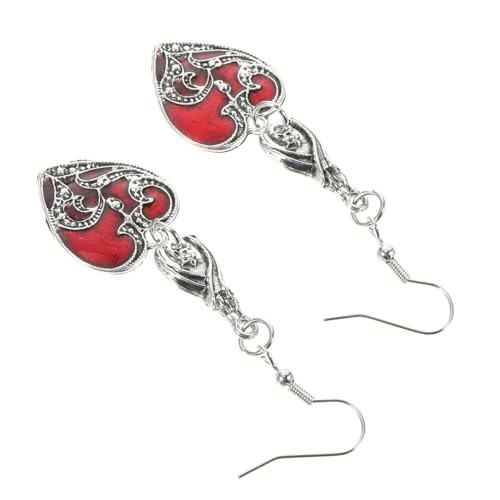 Holibanna 1 Paar Gothic Herz Ohrringe für Damen Rot für Halloween und Besondere Anlässe Elegantes Design Baumelnde Ohrringe mit Einzigartigem Stil Perfektes Accessoire für Look Holibanna 1 Paar Gothic Herz Ohrringe für Damen Rot für Halloween und Besondere Anlässe Elegantes Design Baumelnde Ohrringe mit Einzigartigem Stil Perfektes Accessoire für Look von Holibanna