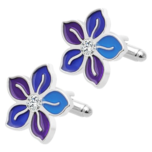 Holibanna 1 Paar Herren Manschettenknöpfe mit Blumendesign Metall Cufflinks für Formelle Anlässe für Geburtstage Feiertage Langlebig Holibanna 1 Paar Herren Manschettenknöpfe mit Blumendesign Metall Cufflinks für Formelle Anlässe für Geburtstage Feiertage Langlebig von Holibanna