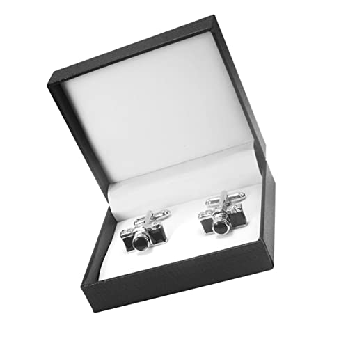 Holibanna 1 Paar Manschettenknöpfe Herren im Kameradesign Cufflinks mit Box Dekorative Accessoires für Anzüge Verarbeitet für Besondere Anlässe Holibanna 1 Paar Manschettenknöpfe Herren im Kameradesign Cufflinks mit Box Dekorative Accessoires für Anzüge Verarbeitet für Besondere Anlässe von Holibanna