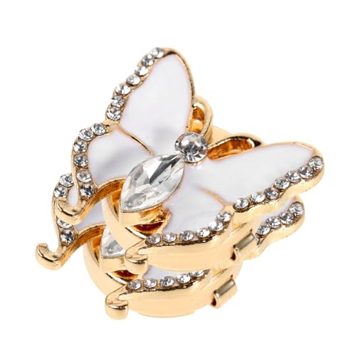 Holibanna 1 Paar Modischer Strass -manschettenknöpfe Legierung Legierter Strass Shirt Studs Schmetterling Manschettenknöpfe Für Geschäftspartys Lässige Anlässe von Holibanna
