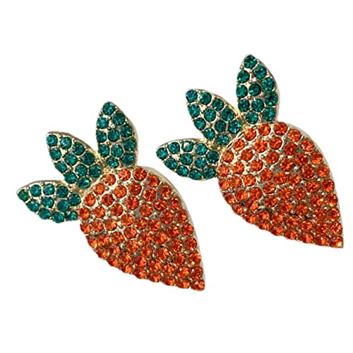 Holibanna 1 Paar Ohrringe Karotten Ohrringe für Frauen Leichte Bequeme für Frühlingsfest und Ostern Spaß Schmuck für Mädchen und Damen von Holibanna