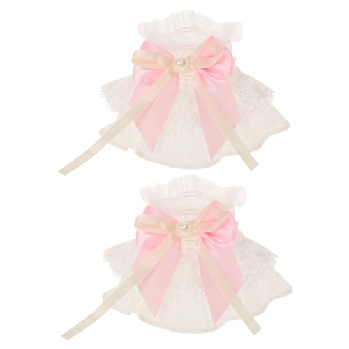 Holibanna 1paar Abnehmbare Puffärmel Spitze Für Damen Elastische Handgelenkmanschetten Vielseitige Hochzeits-accessoires Für Foto-shootings Und Festliche Anlässe von Holibanna