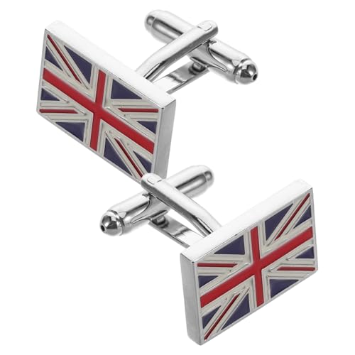 Holibanna 1 Paar Union Jack-Manschettenknöpfe Luftbackenspange Schweißklemme Erdungsklemme Accessoires Umhang Retro -Stift -Tipp UK Flag Manschettenknöpfe Britische Flagge Cufflinks Messing Holibanna 1 Paar Union Jack-Manschettenknöpfe Luftbackenspange Schweißklemme Erdungsklemme Accessoires Umhang Retro -Stift -Tipp UK Flag Manschettenknöpfe Britische Flagge Cufflinks Messing von Holibanna