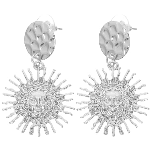 Holibanna 1 Paar Vintage- -Ohrringe aus Metall – -Ohrhänger für Damen – Retro-Reifen aus Legierung für den Alltag und Feiertage von Holibanna