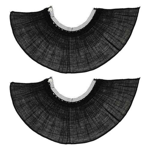 Holibanna Chiffon-handgelenkmanschetten Dekorative Diy-handgelenkmanschetten Diy-kleidungszubehör Kostüm-handgelenkmanschetten Abnehmbare Ärmel Für Elegante Damenkleidung von Holibanna