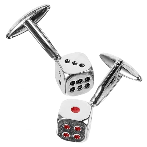 Holibanna 1paar Manschettenknöpfe Würfel-design Kreative Metall Für Anzüge Und Hemden Accessoires Für Und Business-events Holibanna 1paar Manschettenknöpfe Würfel-design Kreative Metall Für Anzüge Und Hemden Accessoires Für Und Business-events von Holibanna