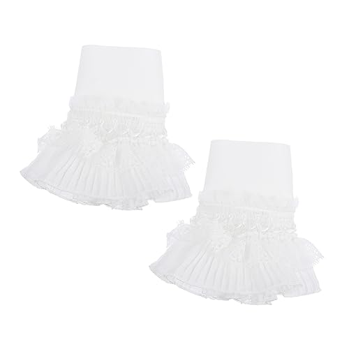 Holibanna Vielseitige Armstulpen Aus Spitze 1 Paar Falsche Ärmel Design Aus Spitze Damenmanschetten Passend für Kleider Pullover T-shirts von Holibanna