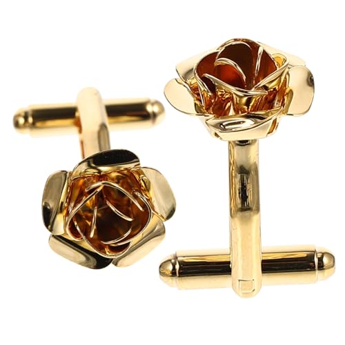 Holibanna 1 Rose Manschettenknöpfe aus Bräutigam Blumen- Smoking Trauzeugen Mann muttertagsgeschenke muttertag Schalkragenschnallen Manschettenknöpfe für Männer Kupfer Golden Holibanna 1 Rose Manschettenknöpfe aus Bräutigam Blumen- Smoking Trauzeugen Mann muttertagsgeschenke muttertag Schalkragenschnallen Manschettenknöpfe für Männer Kupfer Golden von Holibanna