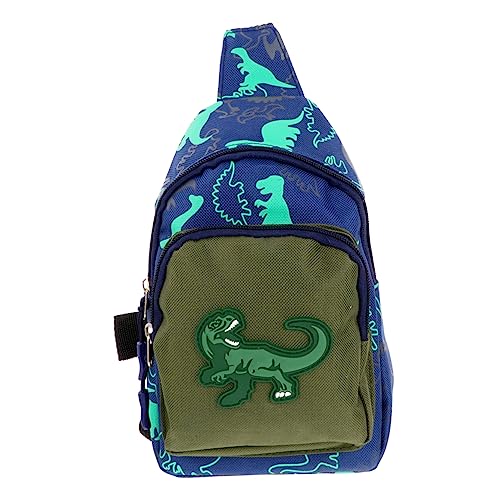 Holibanna 1 STK Dinosaurier-gürteltasche Für Kinder Cartoon-Rucksack Kinder-Cartoon-gürteltasche Danke Geschenk Umhängetasche Zum Umhängen Junge Karikatur Nylon Reisen Fanny von Holibanna