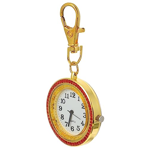 Holibanna 1 STK Taschenuhr Uhren Herrenuhr Mit Diamanten Uhr Mit Sekunde Herren Arbeitsuhr Studenten Schauen Zu Vintage-Uhr Diamantuhr Große Zahlen Kind Zinklegierung Loser Diamant von Holibanna