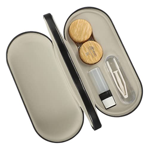 Holibanna 1 Satz Brillenbehälter Mit Doppeltem Verwendungszweck Tragbarer Linsen-Organizer Brillenbox Hause von Holibanna